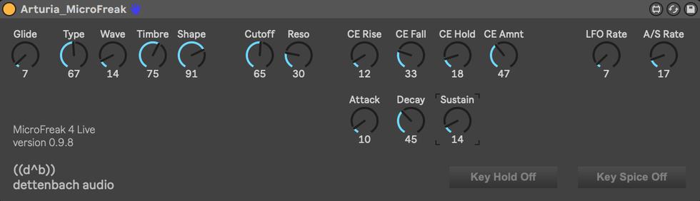 arturia microfreak ableton